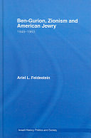 Ben-Gurion, Zionism and American Jewry, 1948-1963