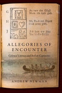 Allegories of Encounter: Colonial Literacy and Indian Captivities