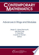 Advances in Rings and Modules