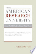 The American Research University from World War II to World Wide Web: Governments, the Private Sector, and the Emerging Meta-University