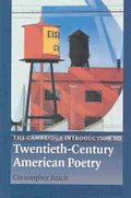 The Cambridge Introduction to Twentieth-Century American Poetry