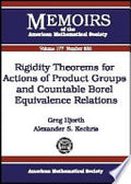 Rigidity Theorems for Actions of Product Groups and Countable Borel Equivalence Relations