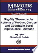 Rigidity Theorems for Actions of Product Groups and Countable Borel Equivalence Relations