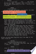 Script Culture and the American Screenplay