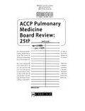 ACCP Pulmonary Medicine Board Review