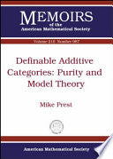Definable Additive Categories: Purity and Model Theory
