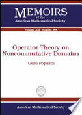 Operator Theory on Noncommutative Domains