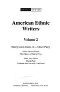 American Ethnic Writers