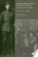 The World War I Memoirs of Robert P. Patterson
