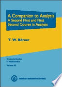 A Companion to Analysis