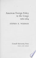 American Foreign Policy in the Congo 1960-1964