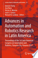Advances in Automation and Robotics Research in Latin America