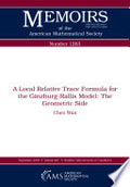 A Local Relative Trace Formula for the Ginzburg-Rallis Model: The Geometric Side