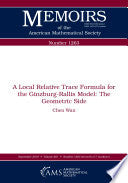 A Local Relative Trace Formula for the Ginzburg-Rallis Model: The Geometric Side