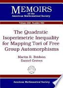 The Quadratic Isoperimetric Inequality for Mapping Tori of Free Group Automorphisms