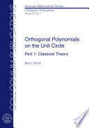 Orthogonal Polynomials on the Unit Circle