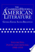 The Cambridge History of American Literature: Volume 5, Poetry and Criticism, 1900-1950