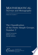 The Classification of the Finite Simple Groups, Number 7