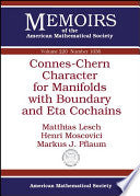 Connes-Chern Character for Manifolds with Boundary and Eta Cochains