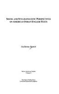 Socio- and Stylolinguistic Perspectives on American Indian English Texts