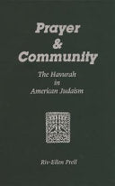 Prayer & Community: The Havurah in American Judaism
