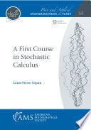 A First Course in Stochastic Calculus