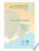 Geometric Analysis