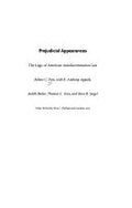 Prejudicial Appearances: The Logic of American Antidiscrimination Law