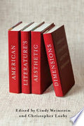 American Literature's Aesthetic Dimensions