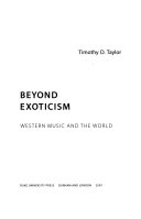 Beyond Exoticism: Western Music and the World