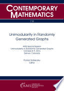 Unimodularity in Randomly Generated Graphs