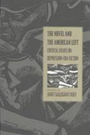 The Novel and the American Left