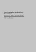 American Indian Law Deskbook Supplement