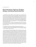 Blast-resistant highway bridges