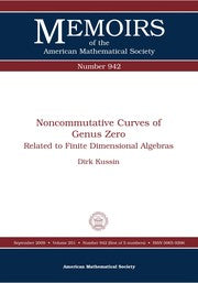 Noncommutative curves of genus zero
