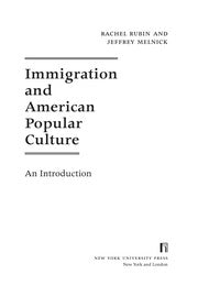 Immigration and American popular culture