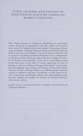 Style, gender, and fantasy in nineteenth-century American women's writing