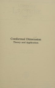 Conformal dimension