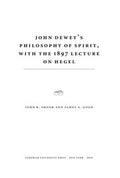 John Dewey's philosophy of spirit