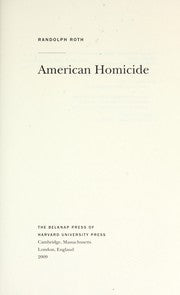 American homicide