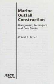 Marine outfall construction