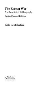 The Korean War, an annotated bibliography