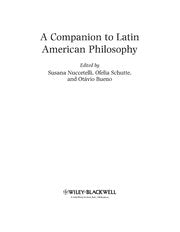 A companion to Latin American philosophy