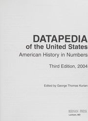 Datapedia of the United States: America Year by Year.