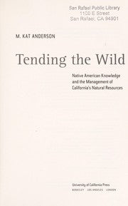 Tending the wild