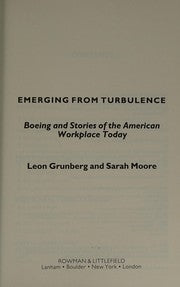 Emerging from Turbulence