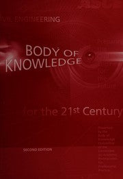 Civil engineering body of knowledge for the 21st century