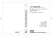 4th International Workshop on Nuclear Fission and Fission-Product Spectroscopy