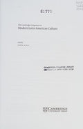 The Cambridge companion to modern Latin American culture