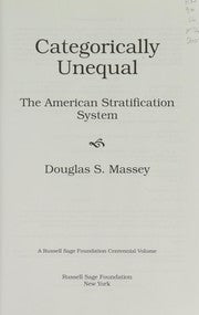 Categorically unequal